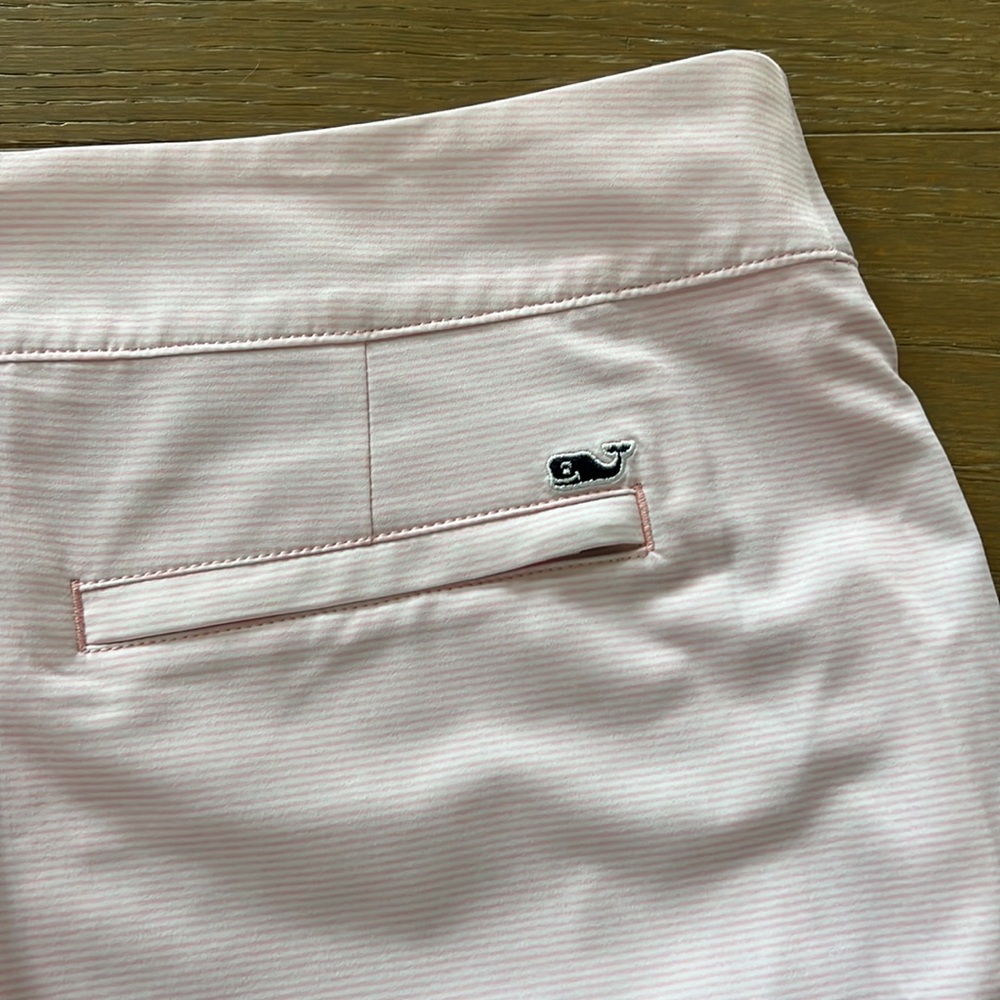NWOT Vineyard Vines Pink Performance Striped Skirt/Skort | M - Picture 6 of 11